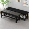 Bench Sofa stool Shoe change stool Gym change stool Bathroom change Soft bag Bench Resting area Bench chair